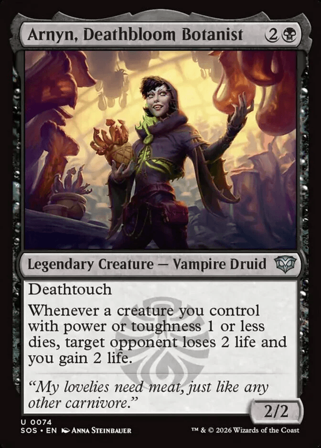 Arryn, Deathbloom Botanist