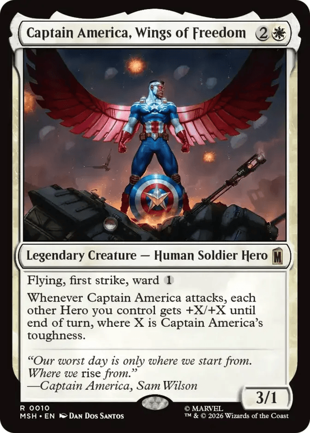 Captain America, Wings of Freedom