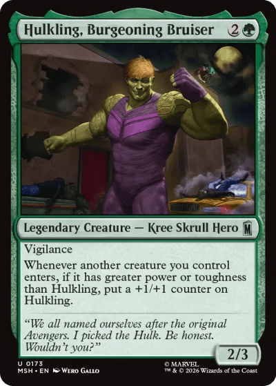 Hulklung, Burgeoning Bruiser