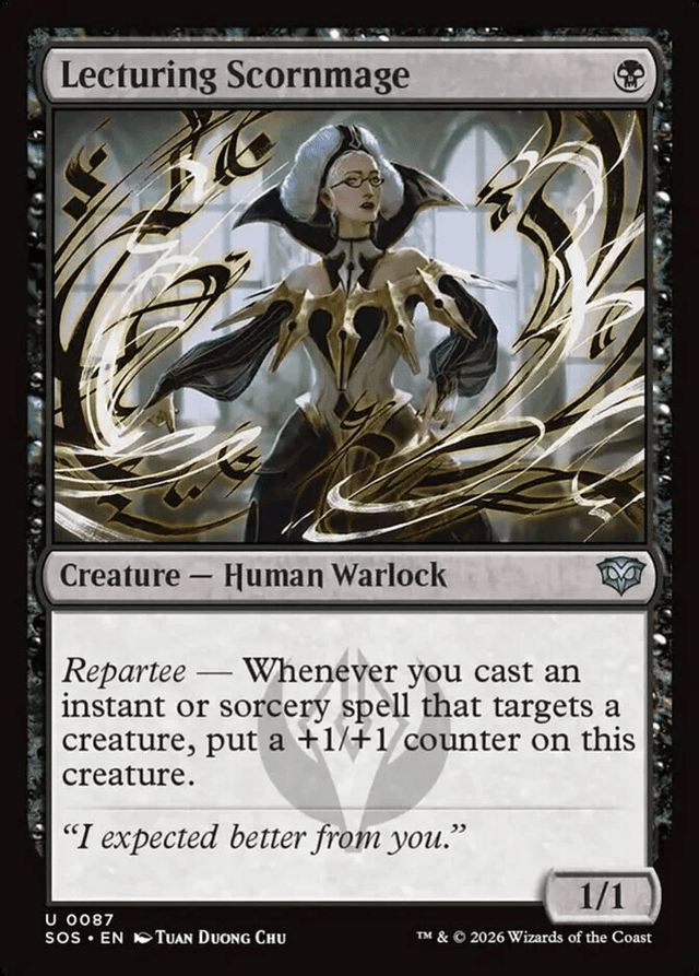 Lecturing Scornmage