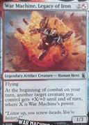 War Machine, Legacy of Iron normal
